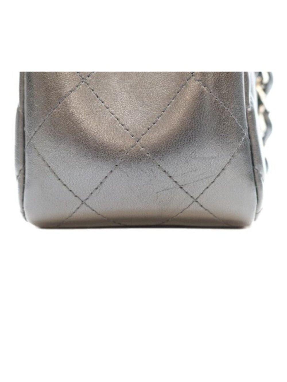 Chanel Black Lamb Silver Double Flap Maxi Quilted 30 - Picture 8 of 15